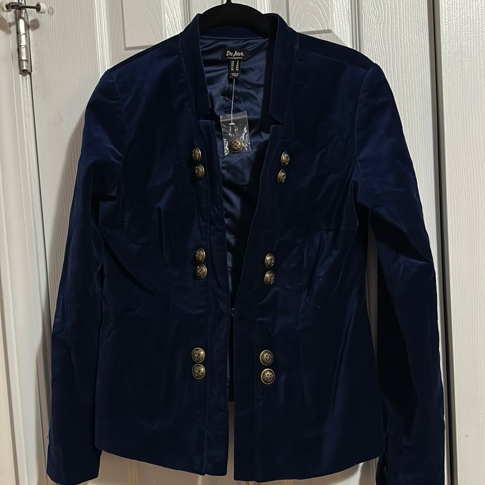 New Velvet Blazer by Du Jour Size 6